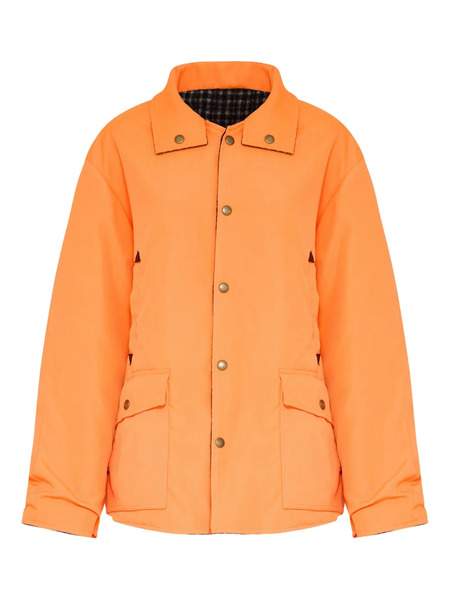  Maison Margiela Press-studded Jacket - Orange 