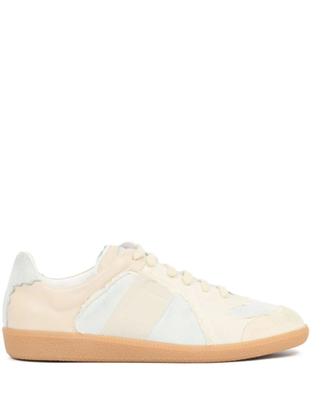  Maison Margiela Replica Inside Out Leather Sneakers - Neutrals 