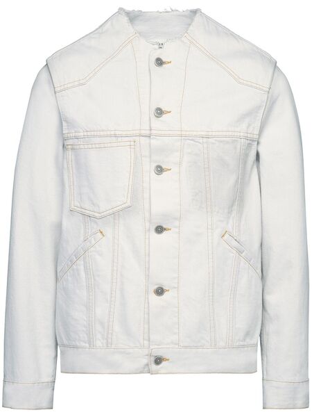  Maison Margiela Selvedge Denim Jacket - Neutrals 