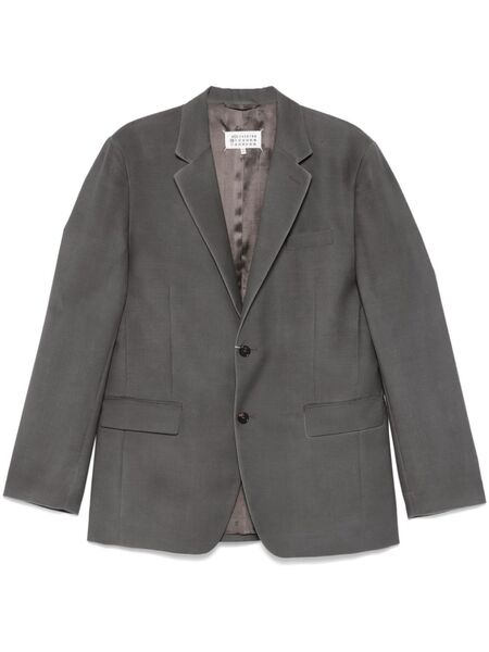  Maison Margiela Single-breasted Blazer - Grey 