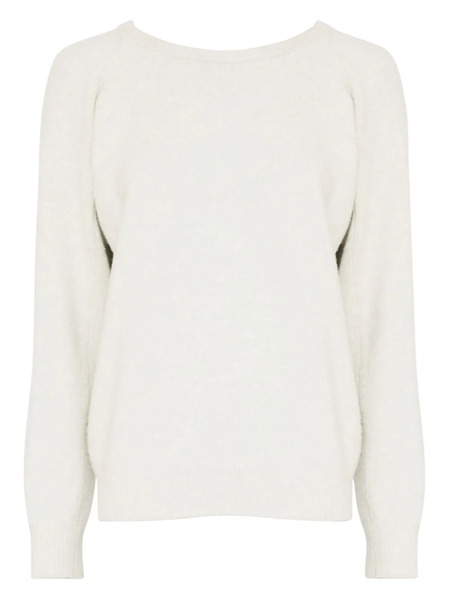  Maison Margiela V-back Wool Sweater - Neutrals 