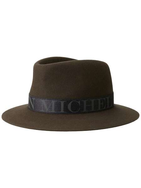  Maison Michel Andre Fedora Hat - Brown 