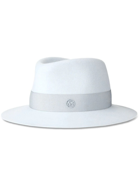  Maison Michel André Wool-felt Fedora Hat - Blue 
