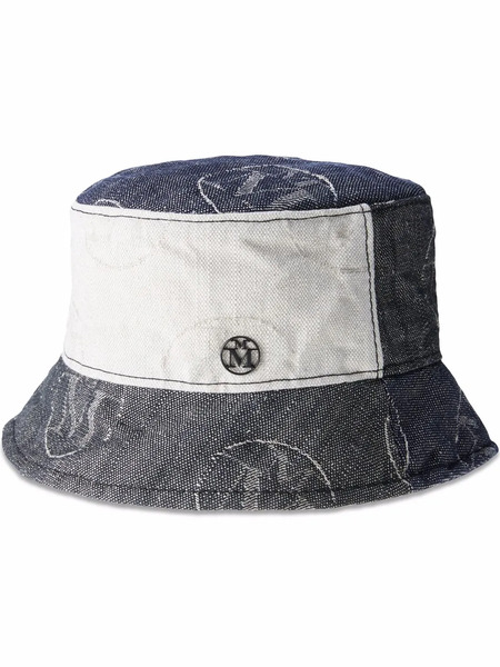  Maison Michel Axel Bucket Hat - Blue 