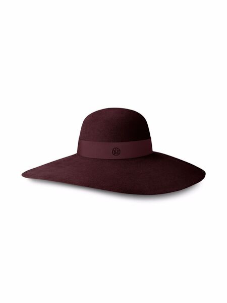  Maison Michel Blanche Felt Capeline Hat - Red 