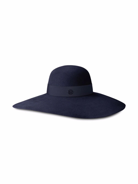  Maison Michel Blanche Fur Felt Hat - Blue 