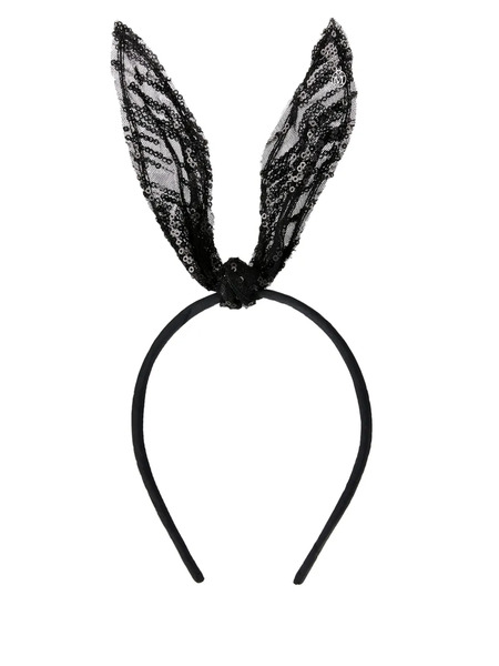  Maison Michel Heidi Headband - Black 