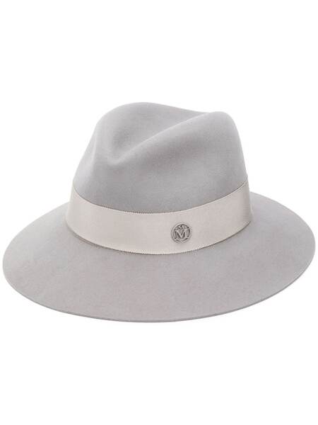  Maison Michel Henrietta Felt Fedora Hat - Grey 