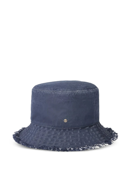  Maison Michel Jason Fringed Appliqué Hat - Blue 