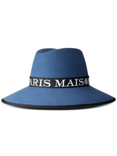  Maison Michel Kate Felt Fedora Hat - Blue 