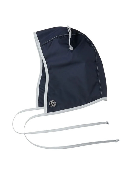  Maison Michel Lara Piped-trim Rain Hood - Blue 