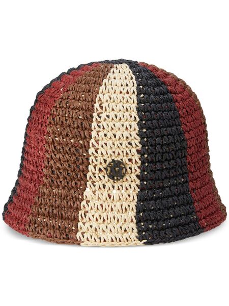  Maison Michel Pablo Bucket Hat - Brown 