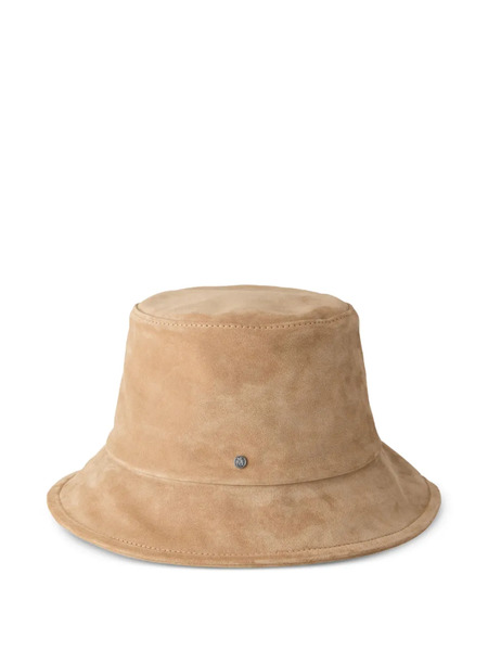  Maison Michel Suede Bucket Hat - Brown 