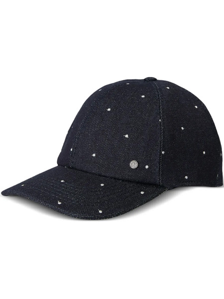  Maison Michel Tiger Denim Cap - Blue 