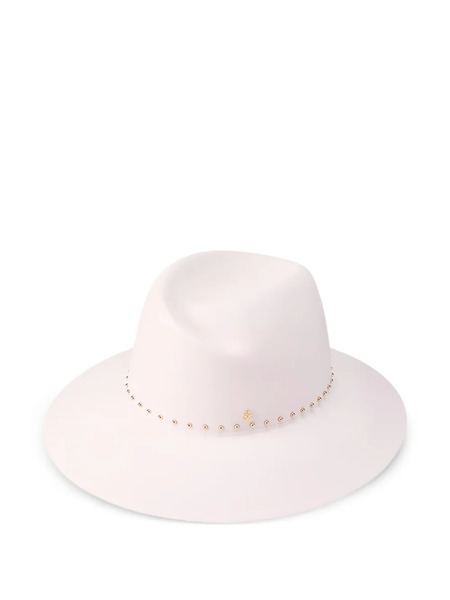  Maison Michel Virginie Beaded Fedora Hat - Purple 
