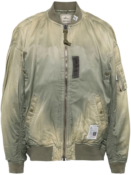  Maison Mihara Yasuhiro Aged Flight Jacket - Neutrals 