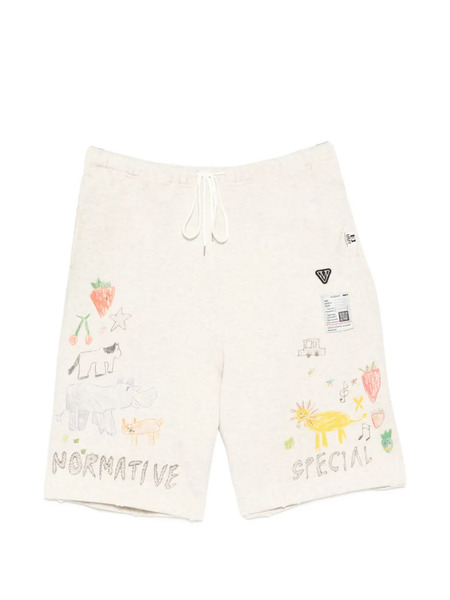  Maison Mihara Yasuhiro Drawstring Shorts - Neutrals 