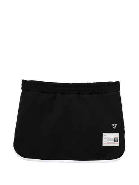  Maison Mihara Yasuhiro Logo-patch Skort - Black 