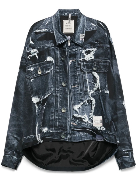  Maison Mihara Yasuhiro Trompe L'oeil Jacket - Black 
