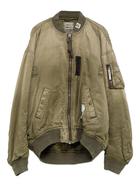  Maison Mihara Yasuhiro Zip-fastening Bomber Jacket - Green 