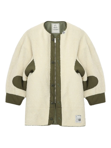  Maison Mihara Yasuhiro Zip-up Oversized Jacket - Neutrals 
