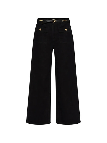  Maje Belt Pocket Jeans - Black 
