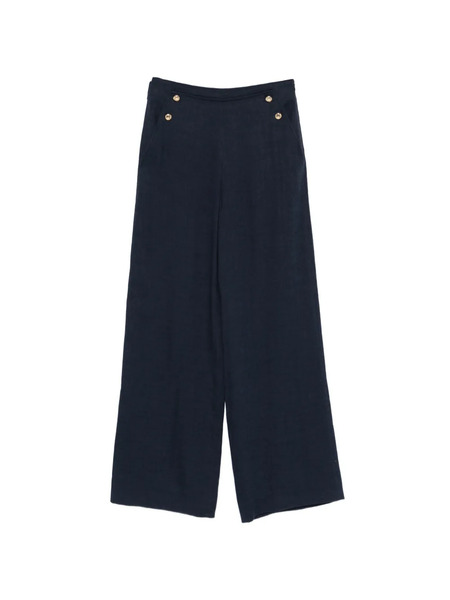  Maje Button-embellishment Trousers - Blue 