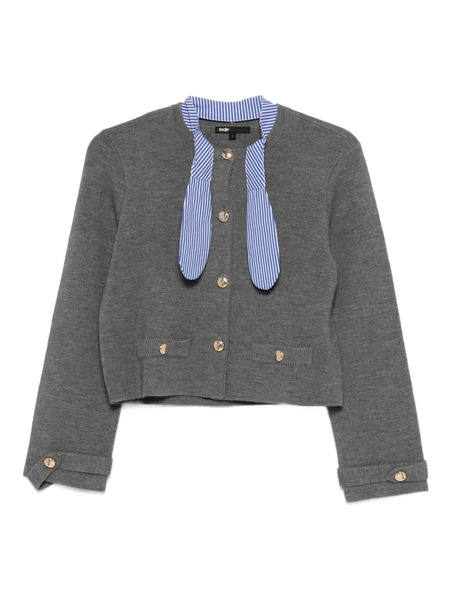  Maje Button-fastening Cardigan - Grey 
