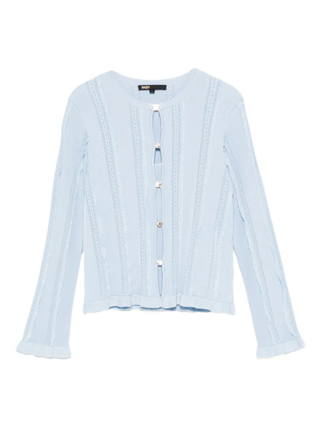  Maje Buttoned Cardigan Set - Blue 