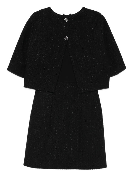  Maje Buttoned Mini Dress - Black 