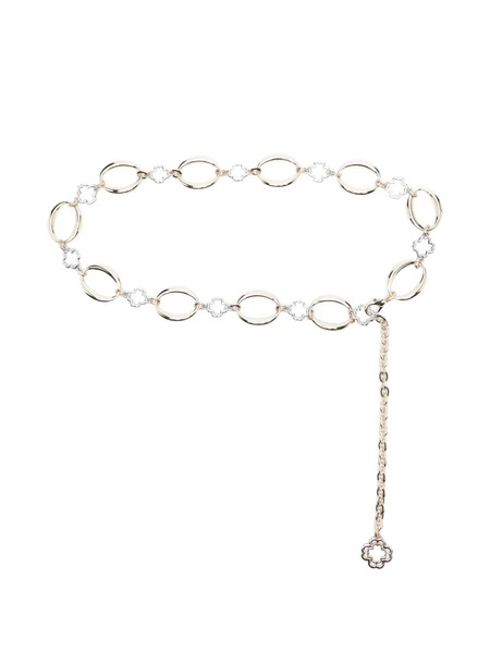  Maje Clover Chain Belt - Silver 