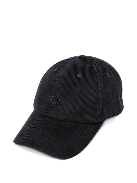 Maje Corduroy Embroidered Cap - Blue 
