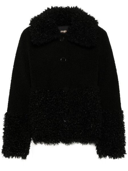  Maje Curly Jacket - Black 