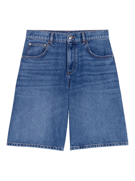  Maje Denim Shorts - Blue 