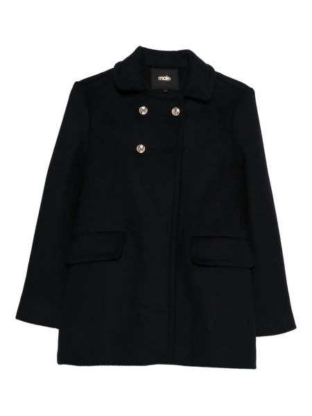  Maje Double-breasted Coat - Blue 