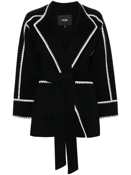  Maje Double-faced Coat - Blue 
