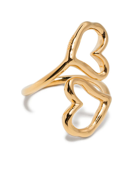  Maje Double-heart Ring - Gold 