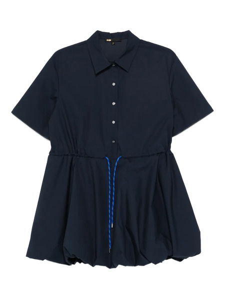  Maje Drawstring Mini Dress - Blue 