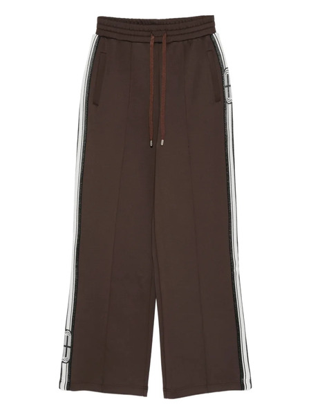  Maje Drawstring Track Pants - Brown 