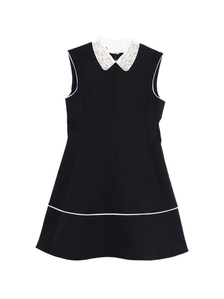  Maje Embellished-collar Mini Dress - Blue 