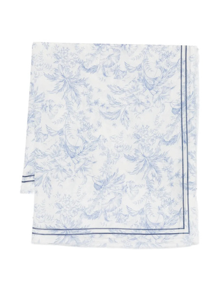  Maje Floral-pattern Scarf - White 