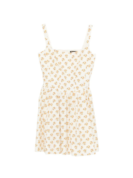  Maje Floral Print Mini Dress - Neutrals 