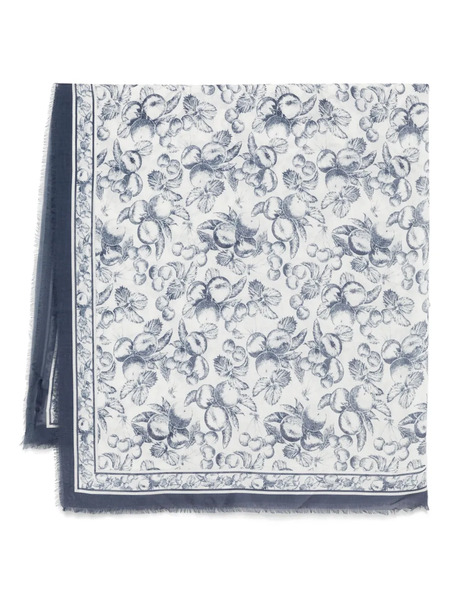  Maje Fruit-print Scarf - Neutrals 