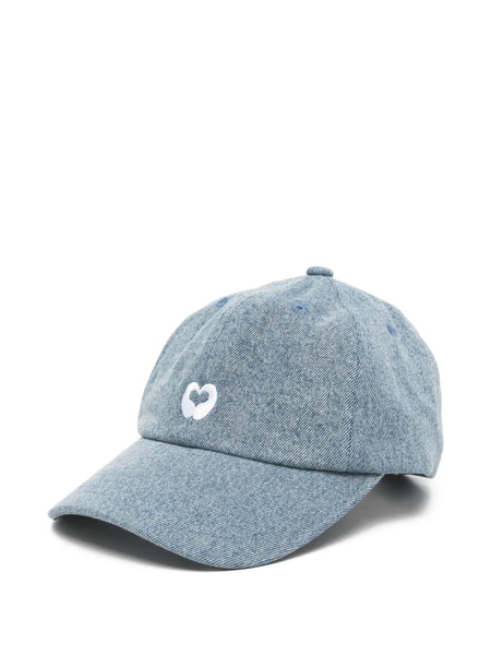  Maje Heart Cotton Cap - Blue 