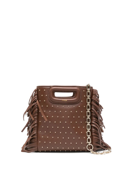  Maje M Studded Mini Bag - Brown 