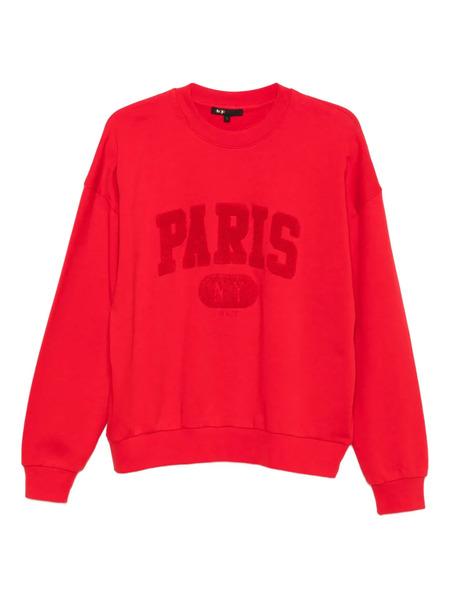  Maje Paris-embellished Sweatshirt - Red 
