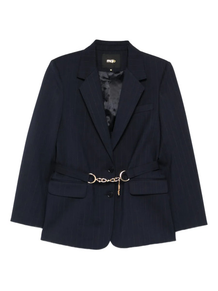  Maje Pinstripe Single-breasted Blazer - Blue 