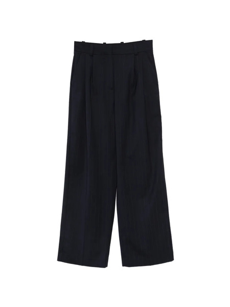  Maje Pinstripe Trousers - Blue 