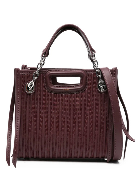  Maje Quilted Tote Bag - Red 