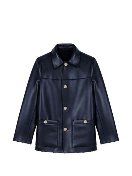  Maje Reversible Jacket - Blue 